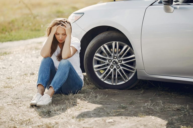 vrouw auto ongeluk bij blog mededelingsplicht